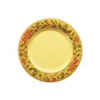 image of GET WP-6-VN Venetian™ Plate, 6½" Diameter Round Wide Rim Melamine, Break‑Resistant - 1 Dozen