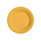 image of GET WP-9-TY - Melamine Plate, 9" Round Wide Rim, Yellow Break‑Resistant, Dishwasher Safe - Dozen
