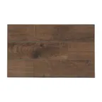 image of GET WT-FSC-W Hot Well Cover – 22" x 13‑1/4", Stainless Steel, Ceramic Faux‑Wood Walnut, Browns