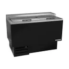 image of Beverage Air GF48HC-B 48" Black Glass & Plate Chiller, 9.65 cu. ft.