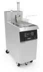 image of Giles GBF-35 16" Floor Model Electric Full Pot Fryer w/ 35-Lb. Capacity, Dual Timers, Auto-Cool