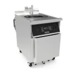 image of Giles GGF-720 24" Full Pot Floor Model Gas Fryer w/ 75-lb Capacity, Computer Controls, Basket Lift