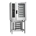 image of Giorik-US SNHG101W Half Size 10 Pan Natural Gas Combi Oven w/ Touch Control, 65.000 BTU