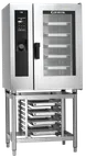 image of Giorik-US SERG101W Half Size 10 Pan Natural Gas Combi Oven w/ Touch Control, Boilerless, 65.000 BTU