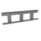 image of Glastender BRT-24-SSR Draft Tower Countertop Glycol‑Cooled 3 6" W Columns 24 Faucets Stainless