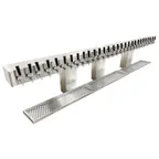 image of Glastender BRT-30-MFR Bridge Draft Beer / Wine Dispensing Tower w/ (3) 6" Towers, 30 Faucets