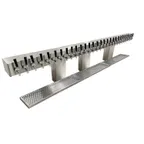 image of Glastender BRT-30-SSR Bridge Draft Beer / Wine Dispensing Tower w/ (3) 6" Towers, 30 Faucets