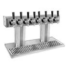 image of Glastender BT-8-MFR Tee Draft Beer / Wine Dispensing Tower w/ (2) 5"Towers, 8 Faucets, Glycol-Cooled
