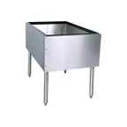 image of Glastender C-IB-38X24-CP10 24" Pass-Thru Underbar Ice Bin/Cocktail Station w/ 175-lbs. Ice Capacity