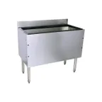 image of Glastender C-IBA-42-ED 42" Extra Deep Underbar Ice Bin w/ 162 lbs., 14" Bin Depth, No Cold Plate