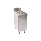 image of Glastender C-SC-12-LD Choice Sink Cabinet, 12"W X 24"D, Open Front Cabinet