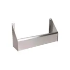 image of Glastender C-SR-16 Speed Rail, 16" W x 5" D, Stainless Steel, Keyhole Mount, ETL-Sanitation