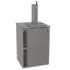 image of Glastender C1SB24-DD 24" Draft Beer Cooler, Bar, 1" Top, Keg Rack, R290, 1/8 HP, NSF‑7, ETL Verified