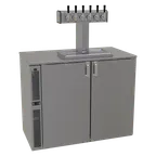 image of Glastender C1SB36-DD 36" Draft Beer Cooler – Reach-In, Interior, 12" Door, R290, 1/8 HP, NSF‑7