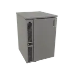 image of Glastender C1SL20 20" Bar Cooler, Black, Stainless, 12" Door, R290, LED, 1/8 HP, NSF‑7