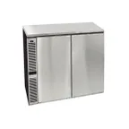 image of Glastender C1SU36 36" 2-Section Undercounter Refrigerator w/ 2 Solid Doors, 7.6 cu ft