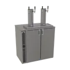image of Glastender C2SB36-WD 36" Two‑Zone Wine Cooler, R290 Refrigerant, 1/8 HP, NSF‑7, ETL Verified