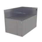 image of Glastender CIR-19/30R Underbar Inside Rectangle Corner Drainboard