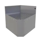 image of Glastender CIWA-60 Underbar Inside Wedge Corner Drainboard