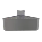 image of Glastender COLB-LN Underbar Outside L-Shape Corner Drainboard