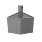 image of Glastender COWB-45 Underbar Outside Wedge Corner Drainboard