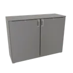 image of Glastender CS1RB48 – 48" Back Bar Cooler, Black Exterior, Remote Refrigeration, LED Light