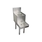 image of Glastender DBSA-14-RF 14" Underbar Blender Station with Rinser Faucet