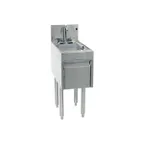 image of Glastender DHSA-18 18" Free Standing Underbar Hand Sink Unit with Soap & Towel Dispenser