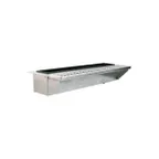 image of Glastender DI-MDR36 Mixology Well & Drink Rail, Drop‑In Design
