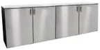 image of Glastender DS96 96" Four Section Back Bar Dry Storage Cabinet