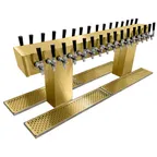 image of Glastender DT-32-PBR Double-Sided Draft Dispensing Tower w/ (2) 6.75" Tower, 32 Faucets