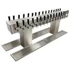 image of Glastender DT-32-SSR Double-Sided Draft Dispensing Tower w/ (2) 6.75" Tower, 32 Faucets