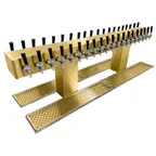image of Glastender DT-40-PBR Double-Sided Draft Dispensing Tower w/ (2) 6.75" Tower, 40 Faucets