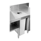 image of Glastender DWB-12 12" Underbar Add-On Unit  Dry Waste Unit
