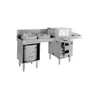 image of Glastender GT-18+2-90R 90" Pass-Thru Glasswasher Station,Low Temp -720 Glass/Hr -120V (Right Drain)