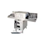 image of Glastender GT-18+2 60" Pass-Thru Glasswasher Station, Low Temp - 720 Glass/Hr -120V 