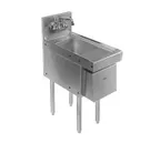 image of Glastender HSB-12-AD 12" Free Standing Underbar Hand Sink Unit with Soap & Towel Dispenser