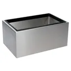 image of Glastender IB-14X22 Ice Bin, Countertop, 22" W x 14" D x 10" H, 8-3/4" Deep Stainless Liner with ABS Breaker