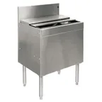 image of Glastender IBA-42-ED 42" Extra Deep Underbar Ice Bin w/ 162 lbs. Capacity, 14" Bin Depth