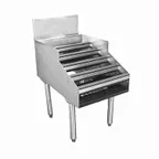 image of Glastender LDA-18D Underbar Liquor Bottle Storage Display Unit, 18"W x 29"D