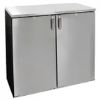 image of Glastender LPDS40 40" Two Section Low Profile Back Bar Dry Storage Cabinet