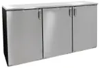 image of Glastender LPDS60 60" Three Section Low Profile Back Bar Dry Storage Cabinet