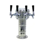 image of Glastender MMT-3-PBR Mini-Mushroom Draft Dispensing Tower, 3 Faucets
