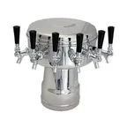 image of Glastender MT-6-MFR Mushroom Draft Dispensing Tower, 6 Faucets
