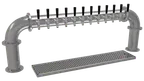 image of Glastender PP-12-SSR Tower, Countertop, 2 × 4" Columns, 12 Steel Faucets, Glycol-Cooled, Finish