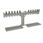 image of Glastender PT-12-MFR Tower CT 12‑Tap SS Glycol‑Cooled 1 4" Column Mirror Finish Cold Plate Drain Pan