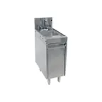 image of Glastender SWB-18 Underbar Wet Waste Sink Unit, 18"W X 24"D