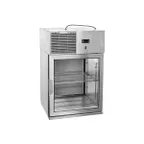 image of Glastender WMR24X-R 24" Wall Mount Refrigerator w/ Right Hinged Glass Door, 2 Shelves, 3.9 cu. ft.