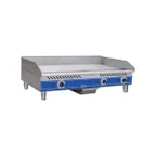 image of Globe GEG36 36" Countertop Electric Griddle with 36" x 16.3" Surface, Thermostatic Controls, 208/240v