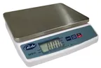 image of Globe GPS10-4 Portion Control Scale – 11 lb, 0.1 lb/0.1 oz, 9”x7” Stainless Platter, Battery/AC 115V